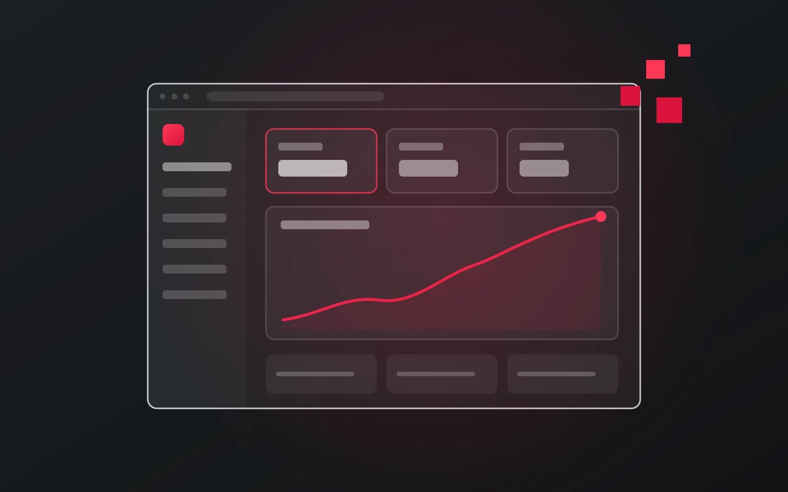 SaaS- und Produktentwicklung – Web-App mit Navigation und Inhaltsbereichen